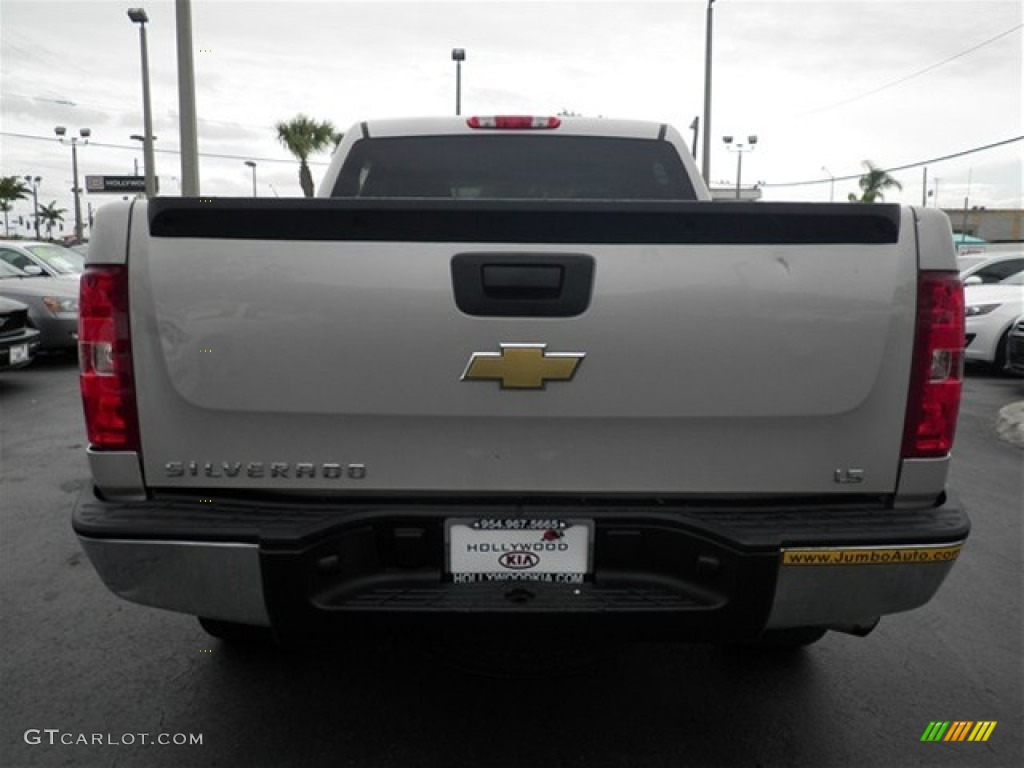 2008 Silverado 1500 LS Crew Cab - Silver Birch Metallic / Dark Titanium photo #14