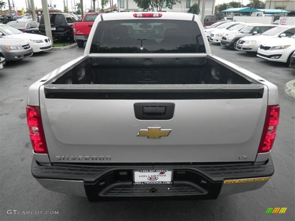 2008 Silverado 1500 LS Crew Cab - Silver Birch Metallic / Dark Titanium photo #15