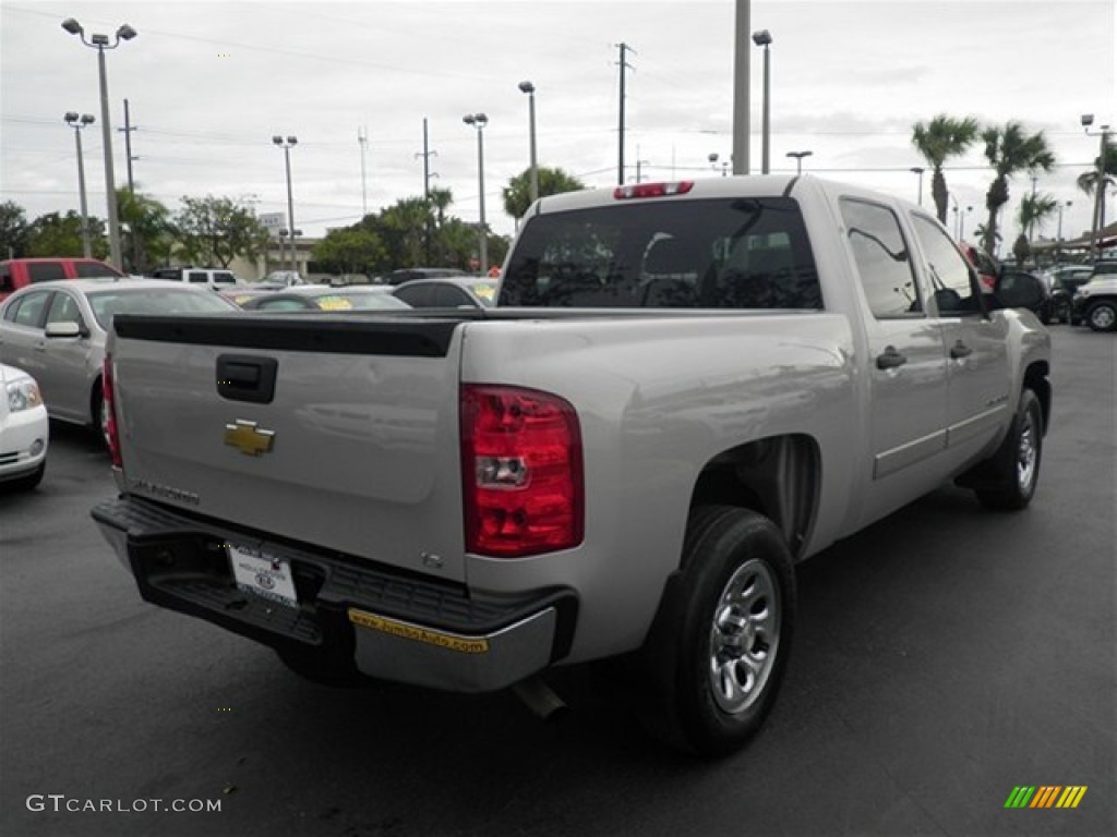 2008 Silverado 1500 LS Crew Cab - Silver Birch Metallic / Dark Titanium photo #18