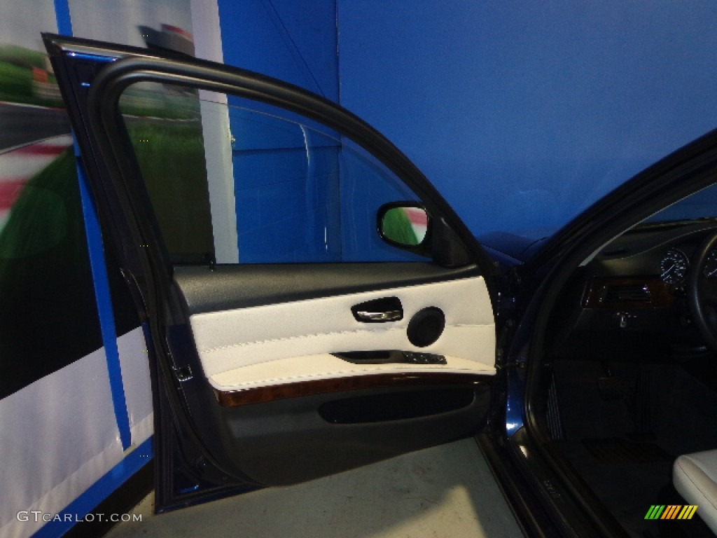 2011 3 Series 328i xDrive Sedan - Deep Sea Blue Metallic / Oyster/Black Dakota Leather photo #11