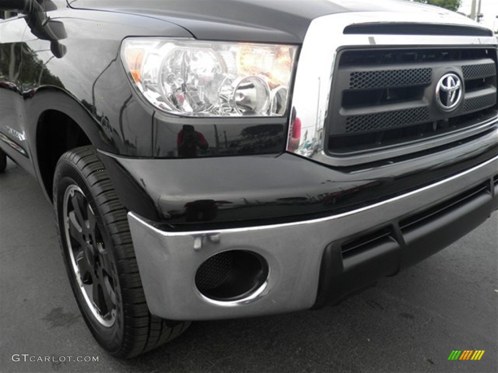 2010 Tundra Double Cab - Black / Sand Beige photo #2