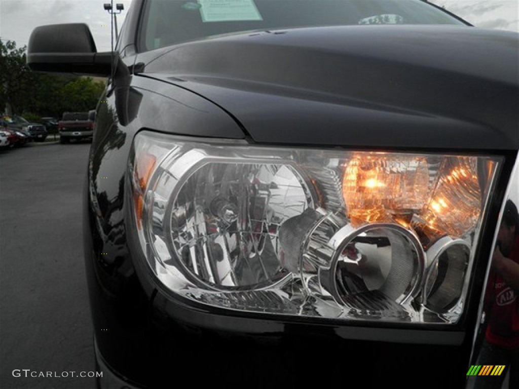 2010 Tundra Double Cab - Black / Sand Beige photo #3