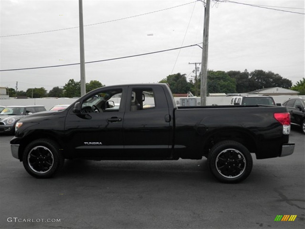 2010 Tundra Double Cab - Black / Sand Beige photo #10