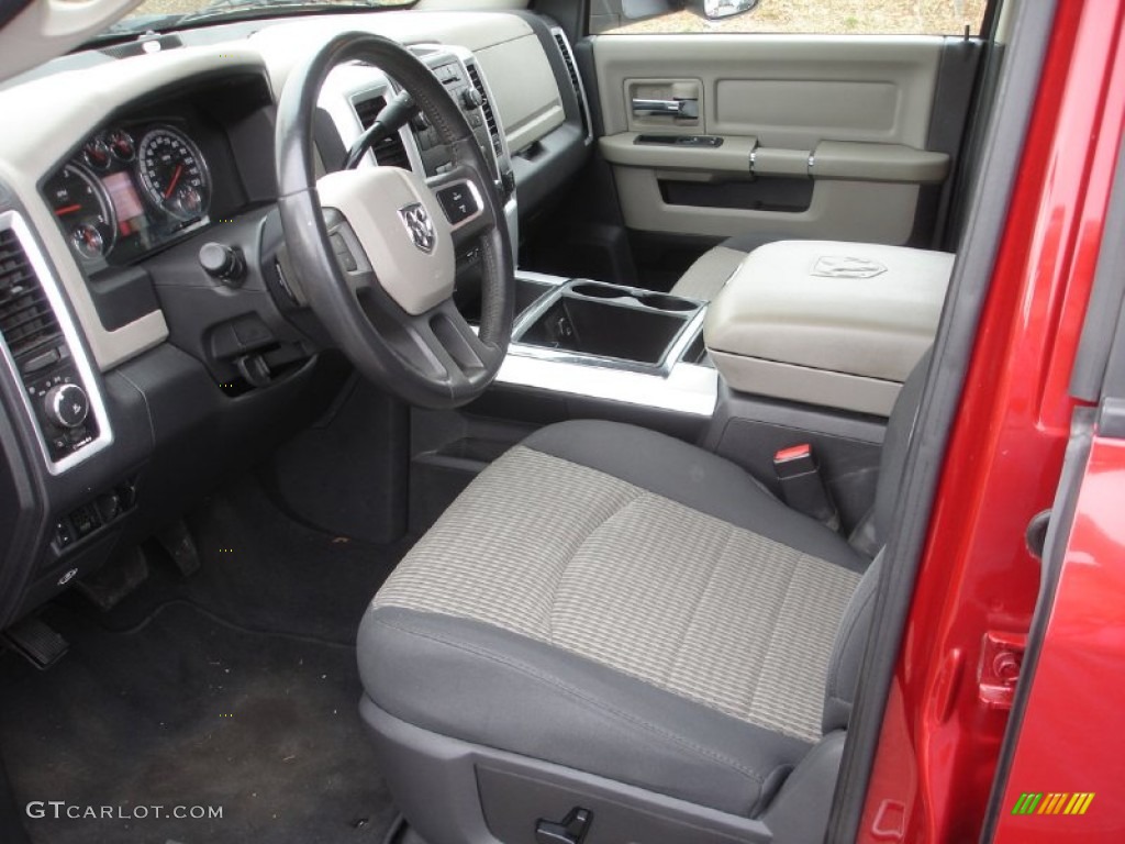 2010 Ram 3500 Big Horn Edition Mega Cab 4x4 - Inferno Red Crystal Pearl / Dark Slate/Medium Graystone photo #10