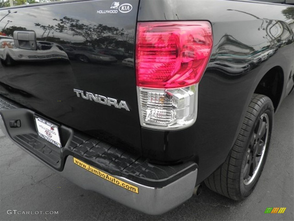 2010 Tundra Double Cab - Black / Sand Beige photo #15