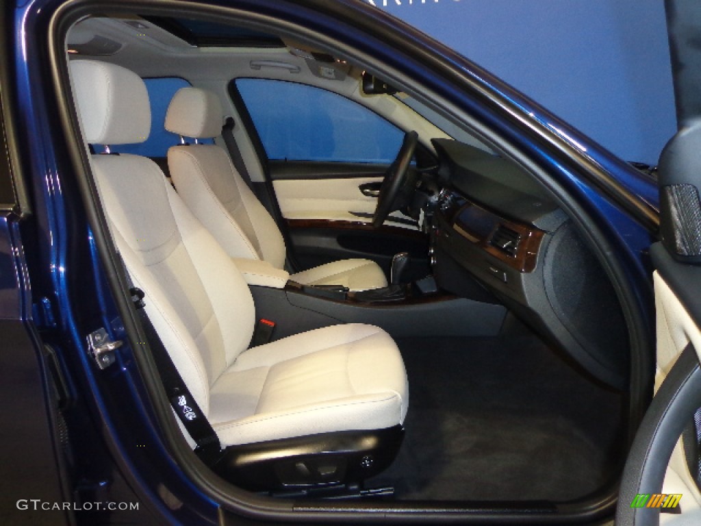 2011 3 Series 328i xDrive Sedan - Deep Sea Blue Metallic / Oyster/Black Dakota Leather photo #25