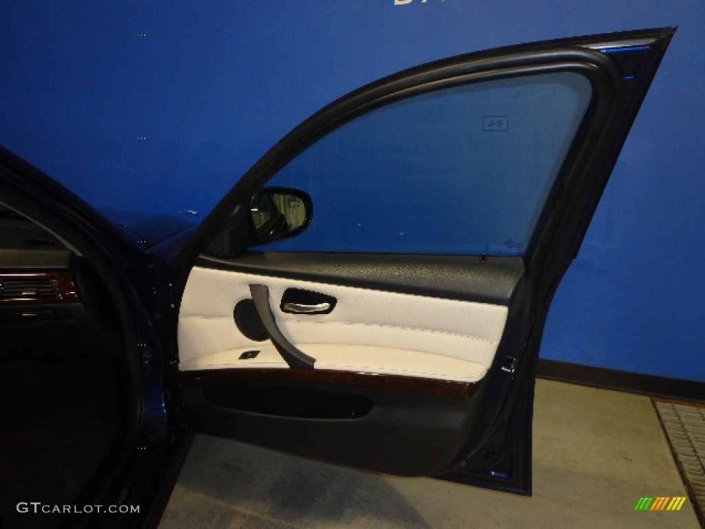 2011 3 Series 328i xDrive Sedan - Deep Sea Blue Metallic / Oyster/Black Dakota Leather photo #26