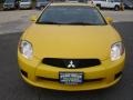 2009 Solar Satin Yellow Mitsubishi Eclipse GS Coupe  photo #2