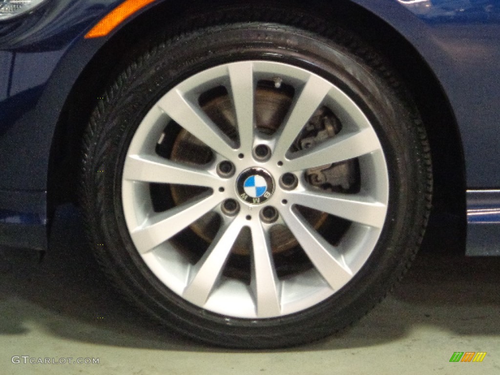 2011 3 Series 328i xDrive Sedan - Deep Sea Blue Metallic / Oyster/Black Dakota Leather photo #33