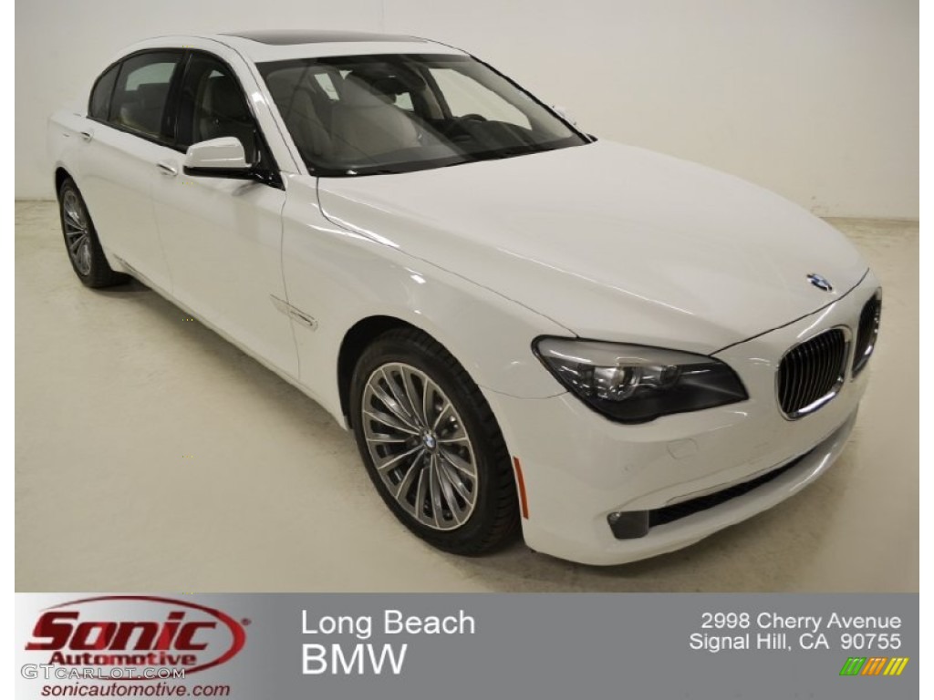 2011 7 Series 750Li Sedan - Alpine White / Oyster/Black photo #1