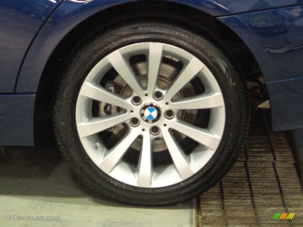 2011 3 Series 328i xDrive Sedan - Deep Sea Blue Metallic / Oyster/Black Dakota Leather photo #34