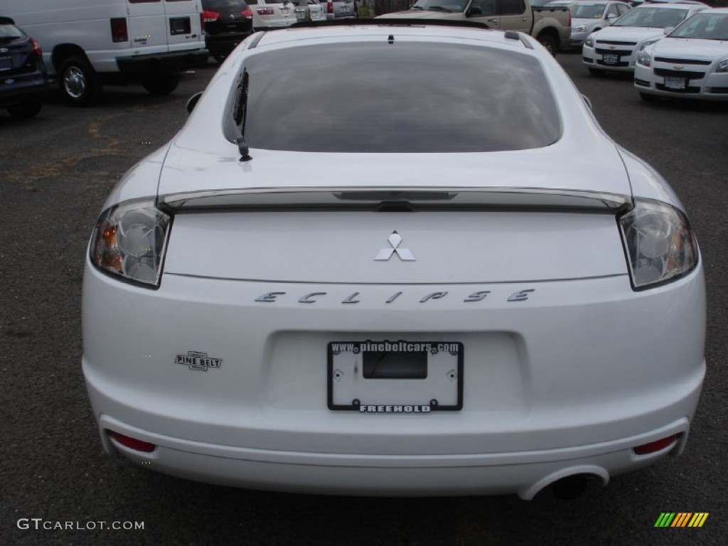 2009 Eclipse GS Coupe - Northstar White Satin / Dark Charcoal photo #5