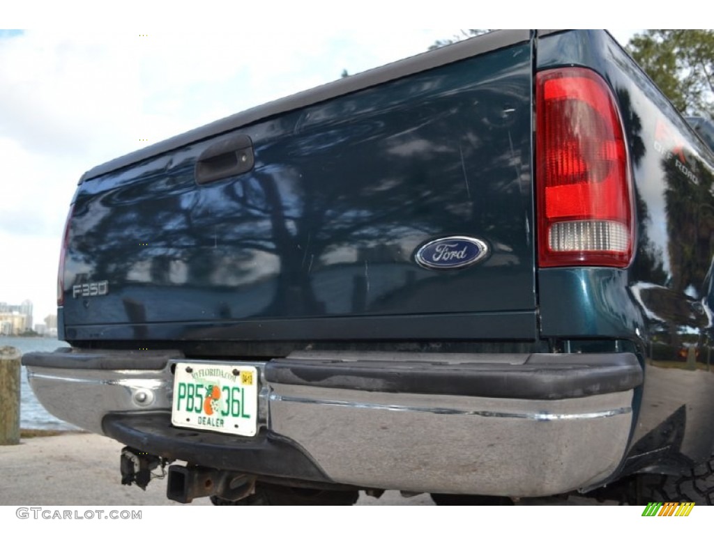 1999 F350 Super Duty Lariat SuperCab 4x4 - Dark Tourmaline Metallic / Medium Prairie Tan photo #20