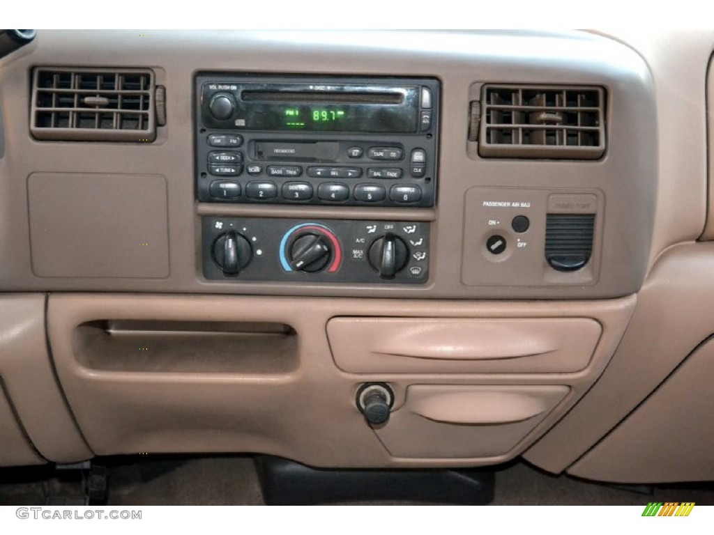 1999 F350 Super Duty Lariat SuperCab 4x4 - Dark Tourmaline Metallic / Medium Prairie Tan photo #55