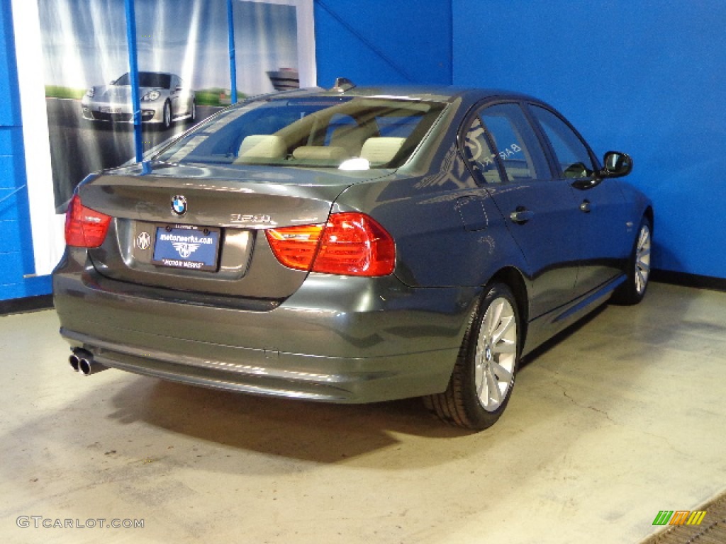 2011 3 Series 328i xDrive Sedan - Tasman Green Metallic / Oyster/Black Dakota Leather photo #9