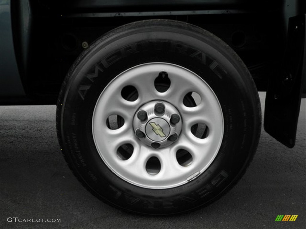 2008 Silverado 1500 Work Truck Regular Cab - Blue Granite Metallic / Dark Titanium photo #29