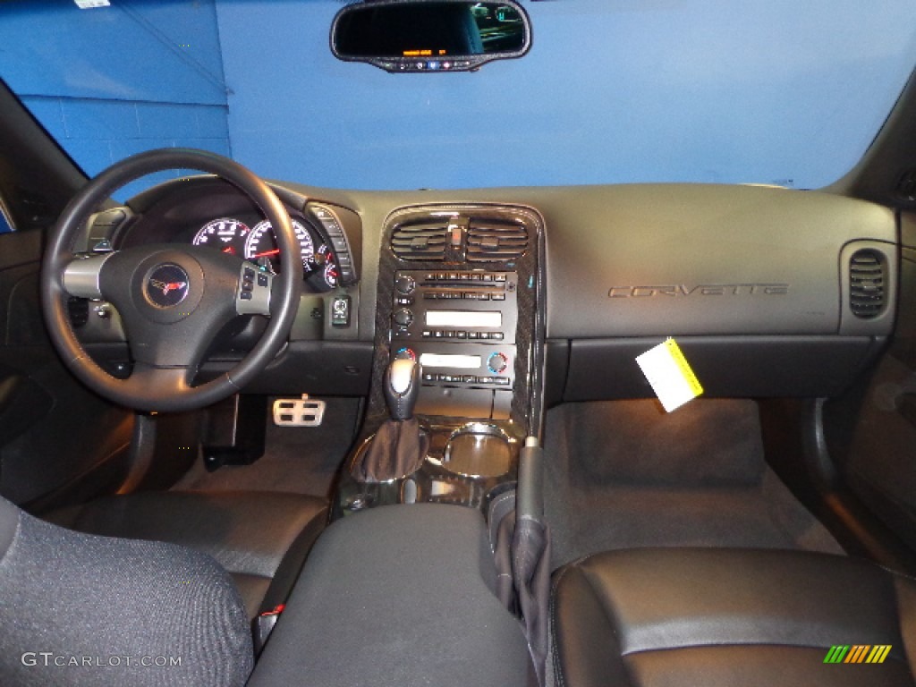 2011 Chevrolet Corvette Grand Sport Coupe Ebony Black Dashboard Photo #74254387
