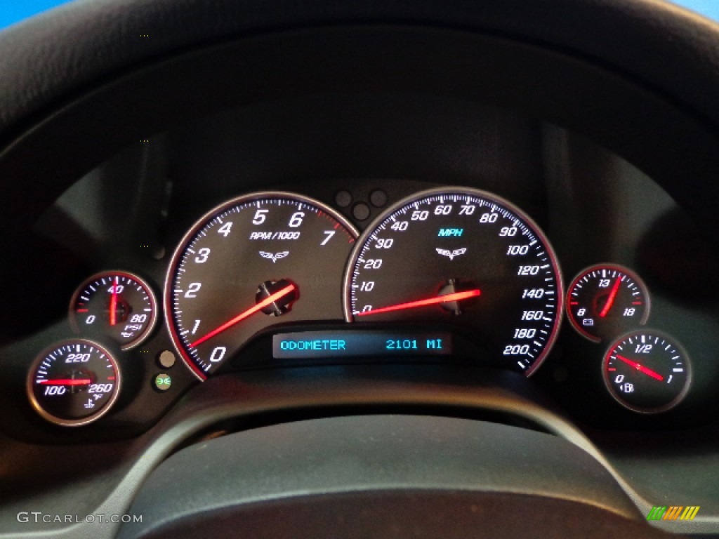 2011 Chevrolet Corvette Grand Sport Coupe Gauges Photo #74254393