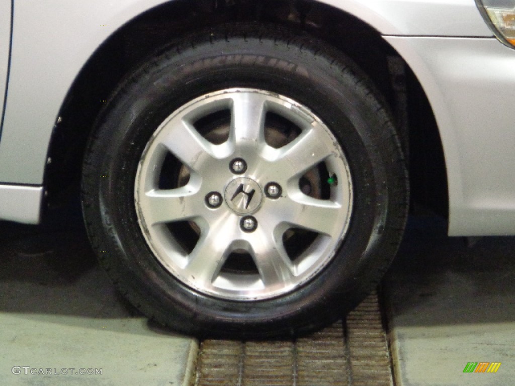 2002 Accord EX Sedan - Satin Silver Metallic / Quartz Gray photo #31