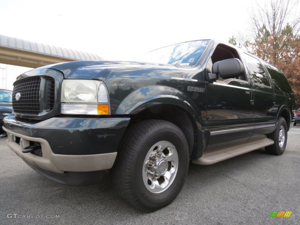 2003 Excursion Limited - Aspen Green Metallic / Medium Parchment photo #1