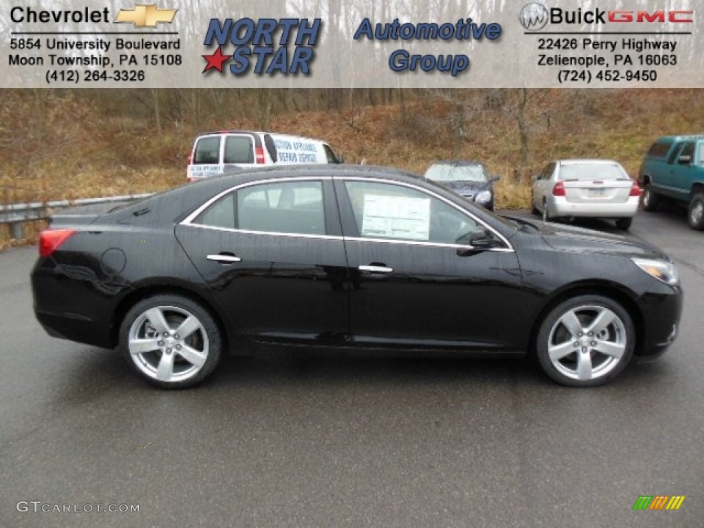 2013 Malibu LTZ - Black / Jet Black photo #1