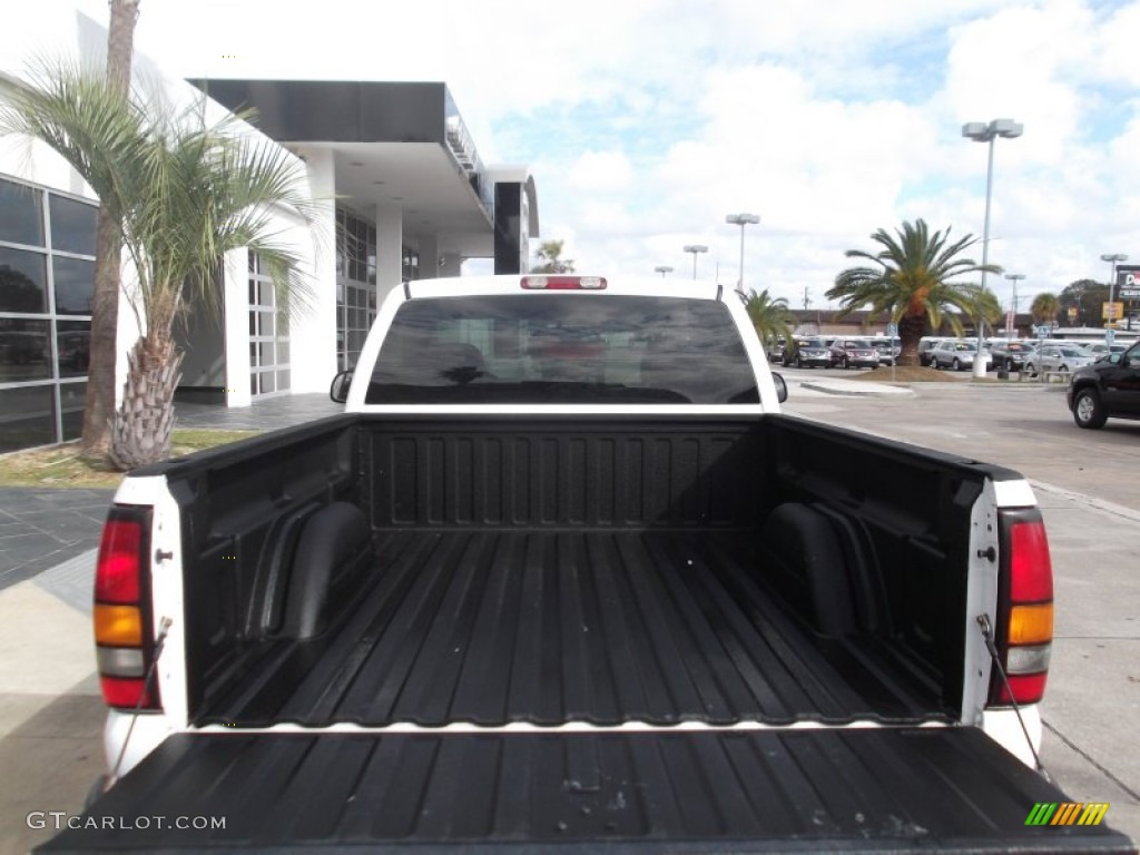 2004 Sierra 1500 SLE Regular Cab - Summit White / Dark Pewter photo #4