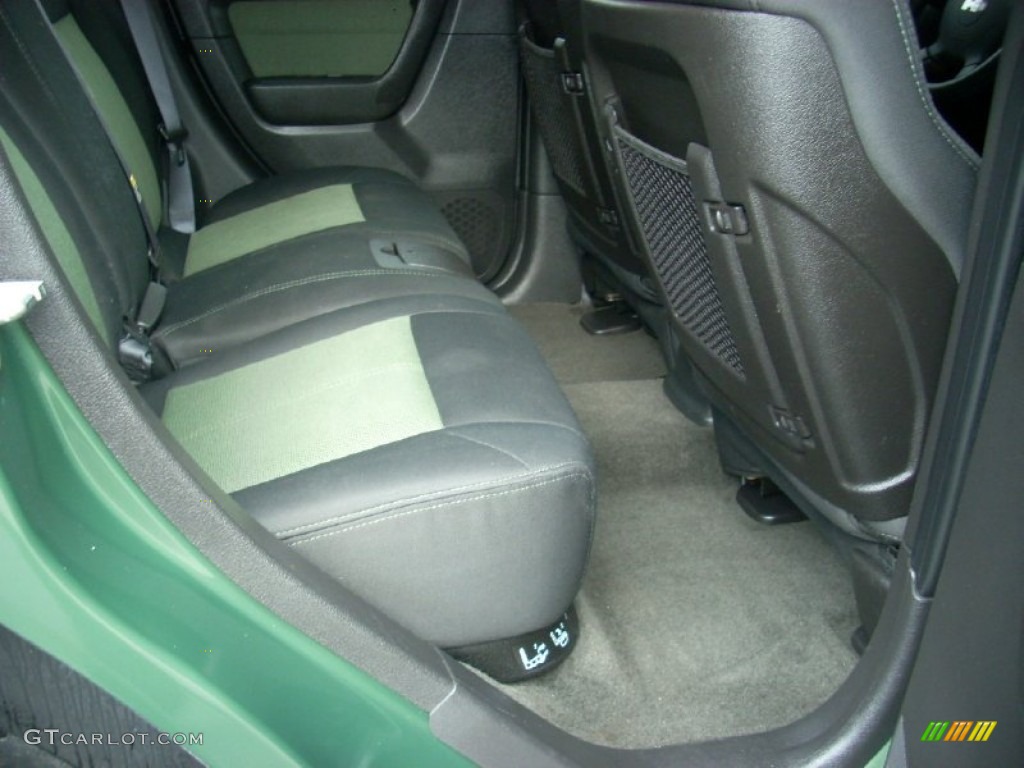 Ebony Black/Shadow Green Interior 2006 Hummer H3 Standard H3 Model Photo #74257612