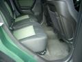 2006 Hummer H3 Ebony Black/Shadow Green Interior Rear Seat Photo