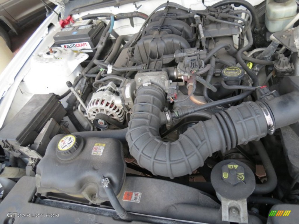2006 Mustang V6 Premium Coupe - Performance White / Light Graphite photo #11