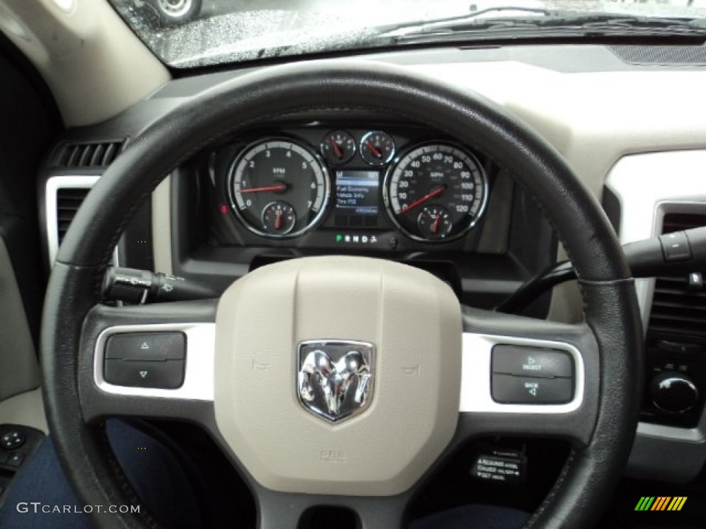 2010 Ram 1500 Big Horn Quad Cab 4x4 - Mineral Gray Metallic / Dark Slate/Medium Graystone photo #12