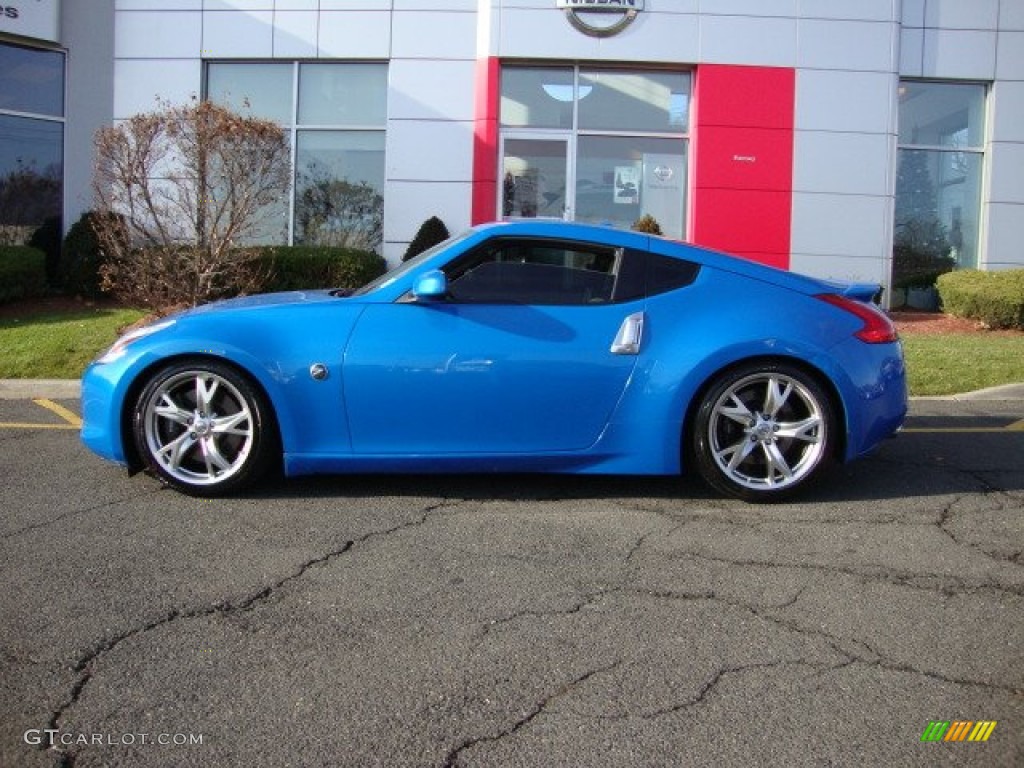 Monterey Blue 2009 Nissan 370Z Sport Touring Coupe Exterior Photo #74259271
