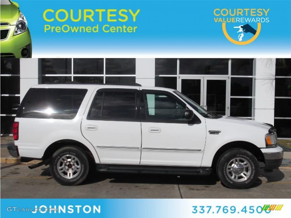 2002 Expedition XLT - Oxford White / Medium Graphite photo #1