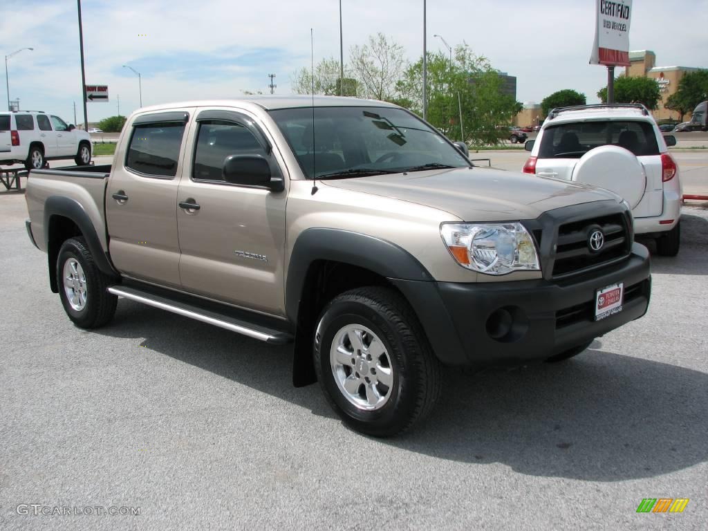 2007 Tacoma V6 SR5 PreRunner Double Cab - Desert Sand Mica / Taupe photo #4