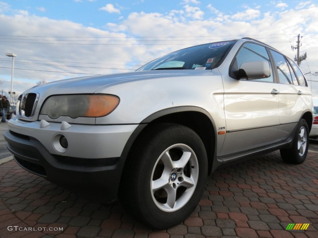 Titanium Silver Metallic 2003 BMW X5 3.0i Exterior Photo #74262793