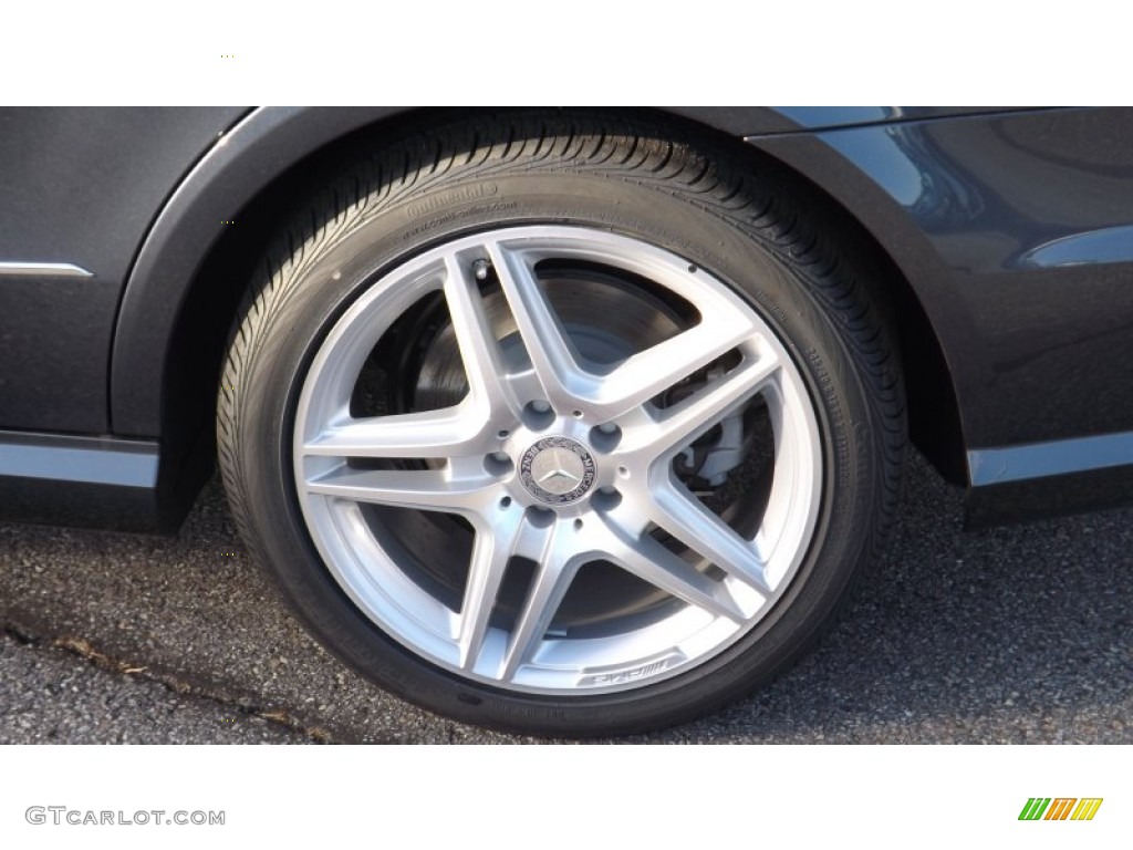 2013 E 350 4Matic Sedan - Steel Grey Metallic / Almond/Mocha photo #5