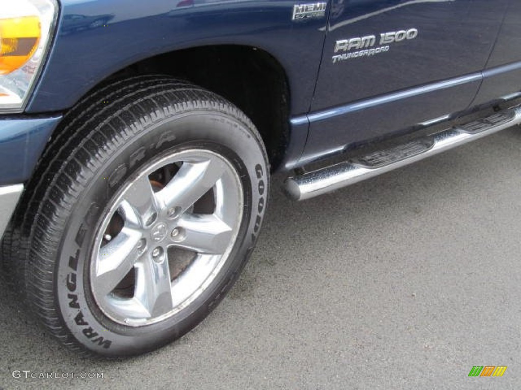 2007 Ram 1500 Thunder Road Quad Cab 4x4 - Patriot Blue Pearl / Medium Slate Gray photo #3