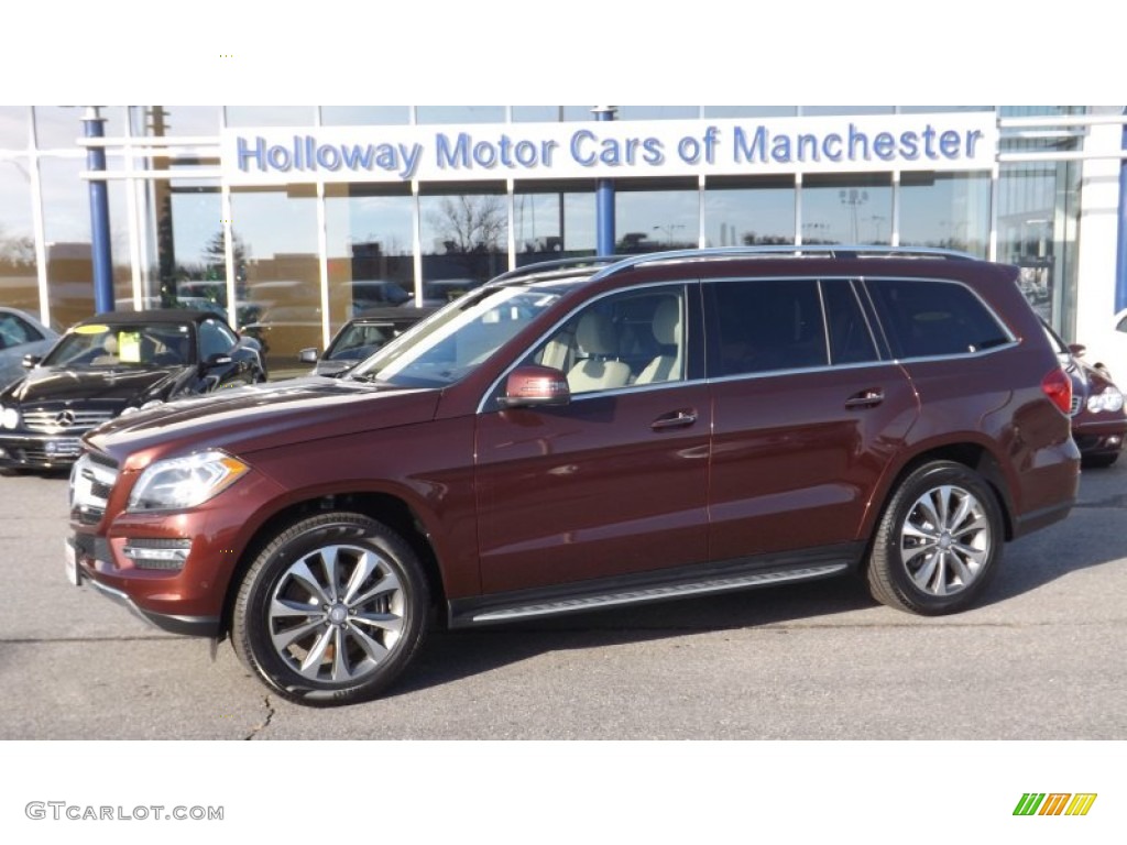 2013 GL 450 4Matic - Cinnabar Red Metallic / Almond Beige photo #1