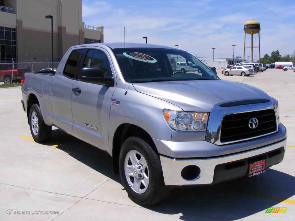 2007 Tundra SR5 Double Cab - Silver Sky Metallic / Graphite Gray photo #4