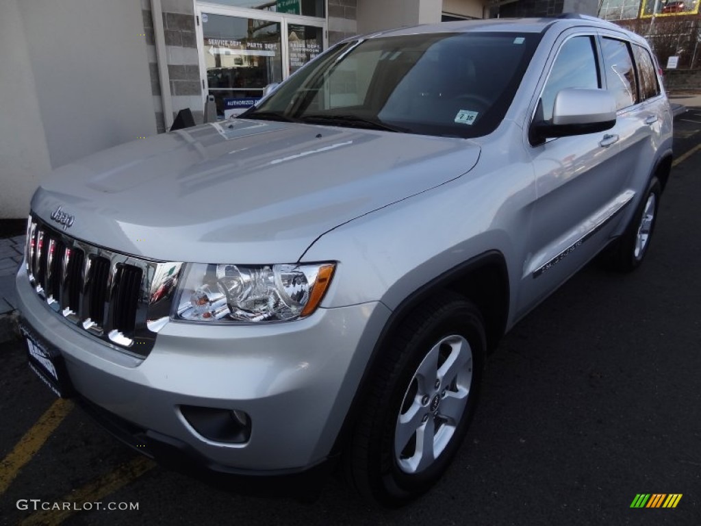 2011 Grand Cherokee Laredo 4x4 - Bright Silver Metallic / Black photo #1