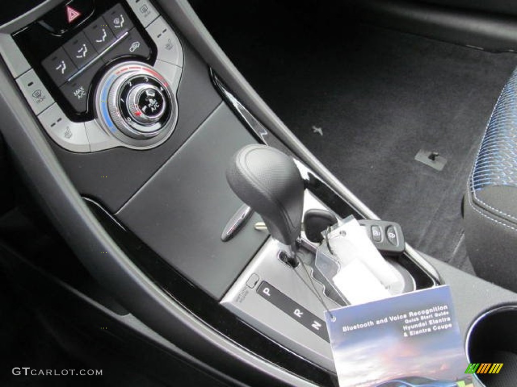 2013 Elantra Coupe GS - Titanium Gray Metallic / Gray photo #9