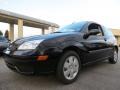 Pitch Black 2007 Ford Focus ZX3 SE Coupe Exterior