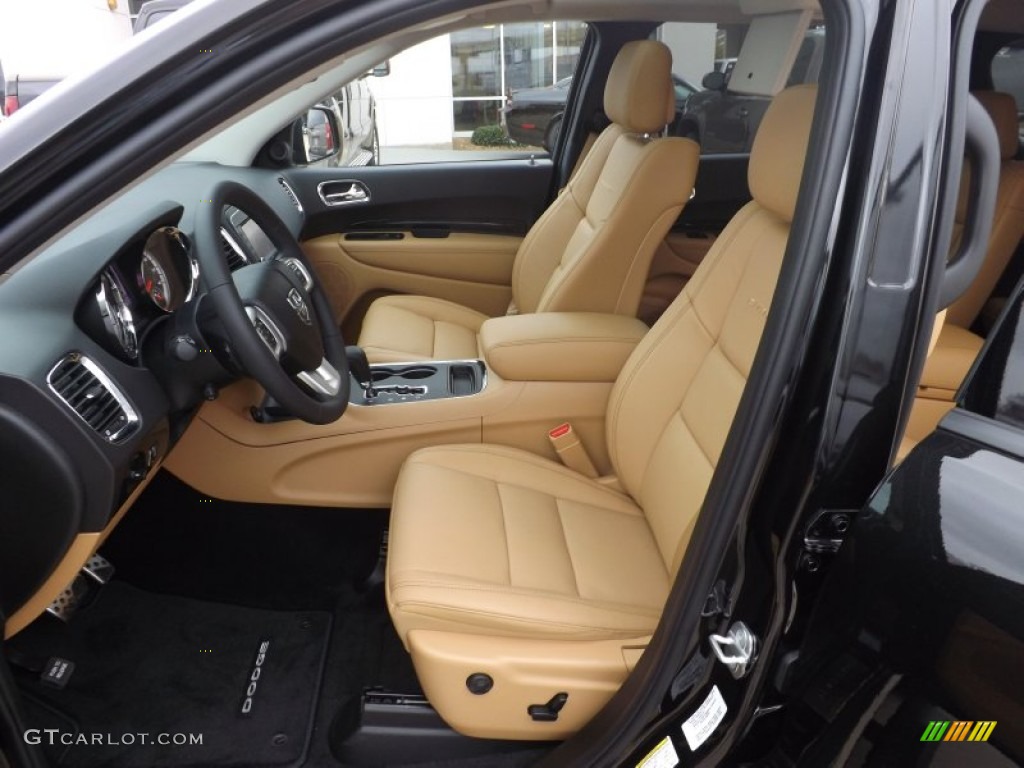 Black/Tan Interior 2013 Dodge Durango Citadel Photo #74264422
