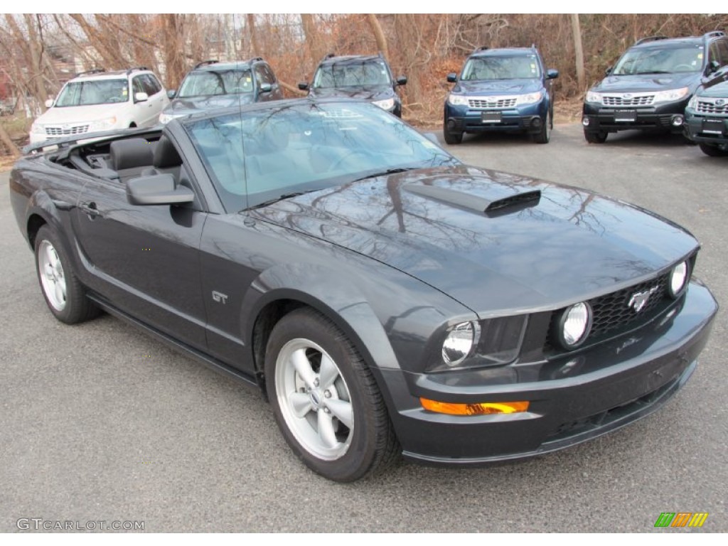 2007 Mustang GT Premium Convertible - Alloy Metallic / Dark Charcoal photo #3