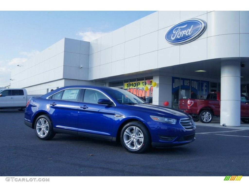 2013 Taurus SEL - Deep Impact Blue Metallic / Charcoal Black photo #1