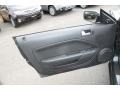 Dark Charcoal 2007 Ford Mustang GT Premium Convertible Door Panel