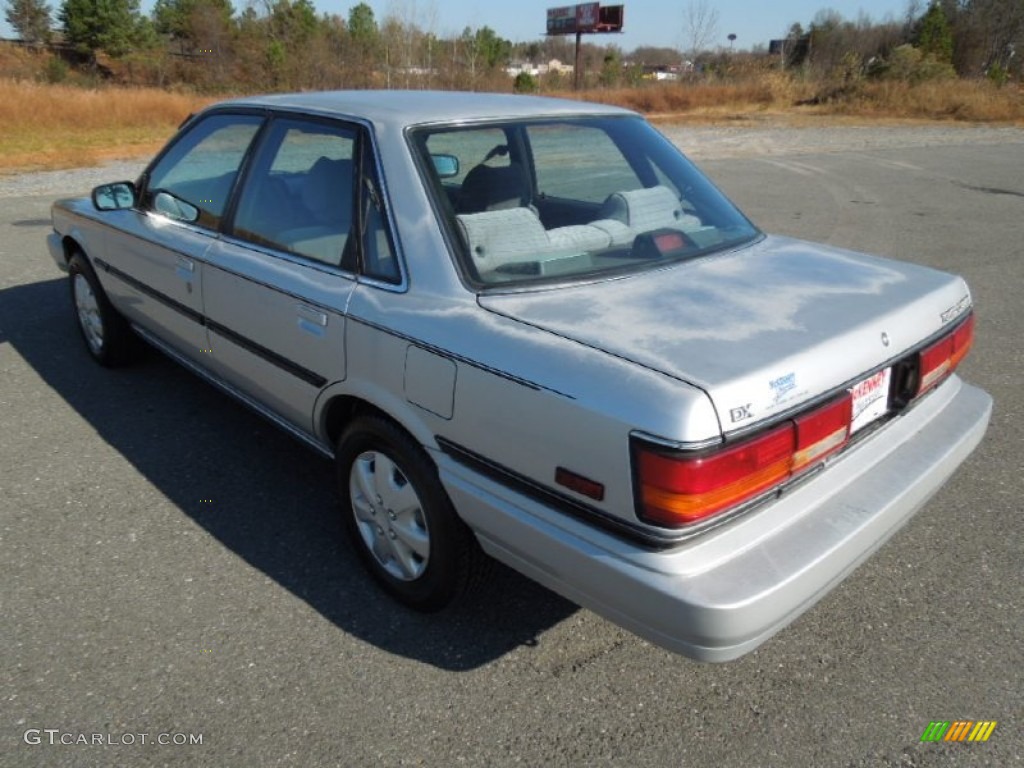 1991 Camry Deluxe Sedan - Super Silver Metallic / Gray photo #4
