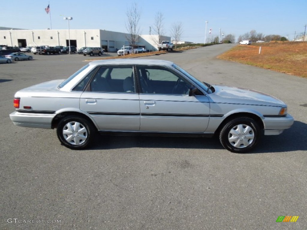 1991 Camry Deluxe Sedan - Super Silver Metallic / Gray photo #6
