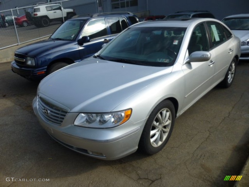 2008 Azera Limited - Silver Frost / Gray photo #2