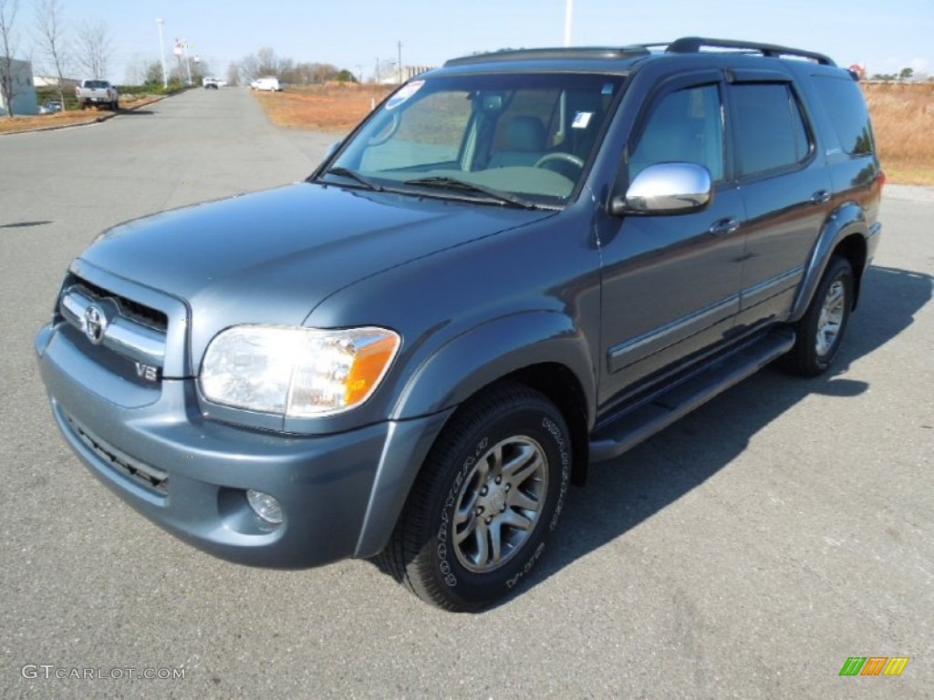 2007 Sequoia Limited - Bluesteel Mica / Light Charcoal photo #1