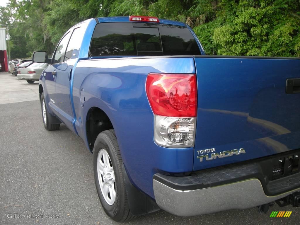 2008 Tundra SR5 Double Cab - Blue Streak Metallic / Graphite Gray photo #5